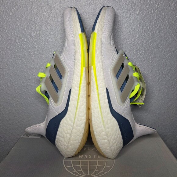 Adidas Ultraboost 22 Running Shoes – White,Grey,Blue,Yellow : Size – 6.5 Women’s - Picture 6 of 12
